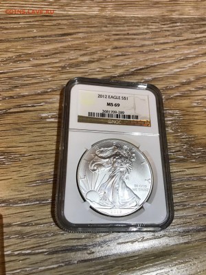 США 1 Доллар 2012 в слабе NGC MS 69 - One_2012