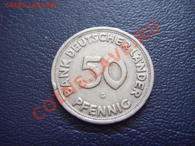 ФРГ 50 пфенингов 1949 G  Lander bank до 08.02 в 21.00 М - LPIC6171.JPG