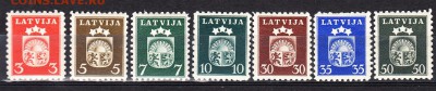 Латвия 1940 герб 7 марок - 140