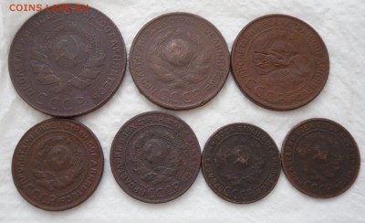 Лот монет 1924г, 1,2,3,5коп (7шт) до 4.04. 22.00 МСК - 2