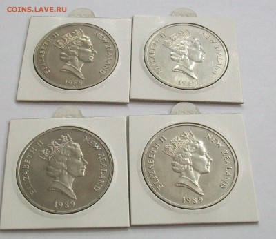 Новая Зеландия 1$ доллар 1989 Игры стран содружества 4 шт - 100_7331