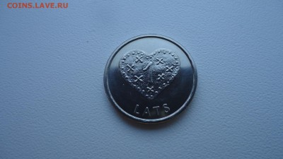 ЛАТВИЯ 1 ЛАТ 2011 СЕРДЦЕ UNC ДО 06.04 22:00 МСК - DSC04279.JPG