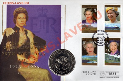 ФОЛКЛЕНДЫ КРОНА 1996 70-ЛЕТИЕ КОРОЛЕВЫ ДО 10.02.11 22.00МСК - img994