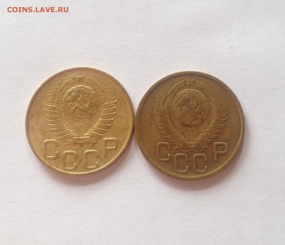 3 копейки 1949г. -2шт(с венчиком и без), до 07.04.17г. - 349-49-4