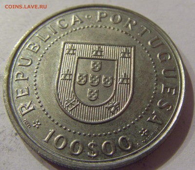 100 эскудо 1990 независимость Португалия №1 07.04.17 22:00 - CIMG4917.JPG