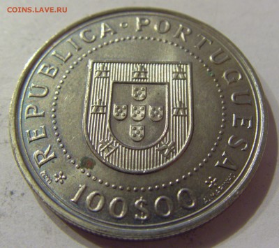 100 эскудо 1990 независимость Португалия №2 07.04.17 22:00 - CIMG4921.JPG