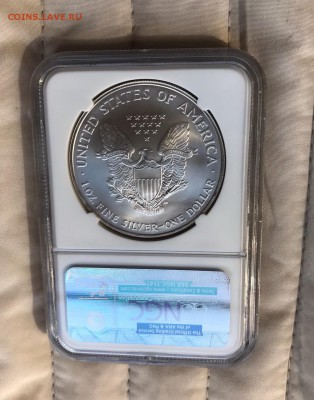 США 1 Доллар 2007 в слабе NGC MS 69 - Eagle