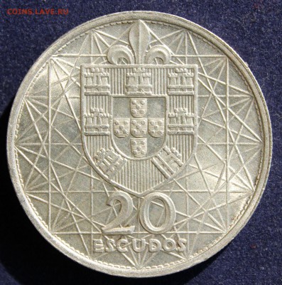 C 1 РУБ. ПОРТУГАЛИЯ 20 эскудо 1966г. МОСТ  UNC   до 7.04 - IMG_5427.JPG