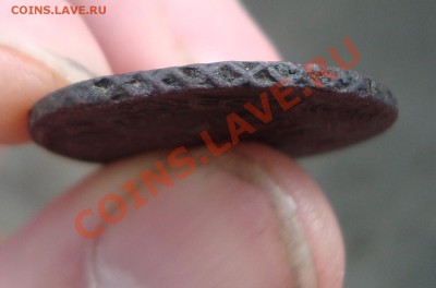 денга 1731 перечекан с копейки 1724 - DSC06536.JPG