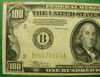 сколько может стоить 100$ usa 1934г - P1670100.JPG