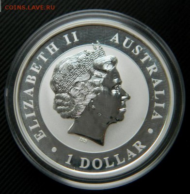 1$ Австралия Коала 2014г унция серебра5.04.2016,22-00 по мос - DSCN7010