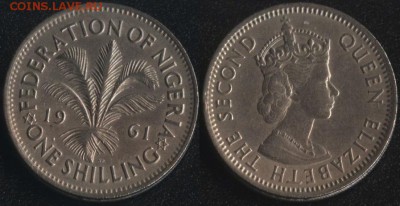 Нигерия шиллинг 1961 до 22:00мск 08.04.17 - Нигерия шиллинг 1961