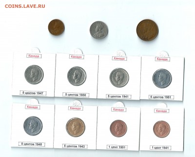 11 монет старой Канады до 03.04.2017 22:00 - Канада02