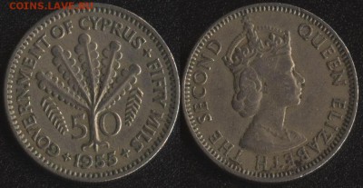Кипр 50 милс 1955 до 22:00мск 08.04.17 - Кипр 50 милс 1955