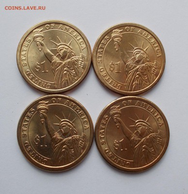 1 доллар UNC Президенты США 4 шт. до 06.04 в 22.00 мск - DSCN0415.JPG