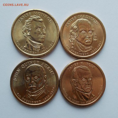 1 доллар UNC Президенты США 4 шт. до 06.04 в 22.00 мск - DSCN0427.JPG