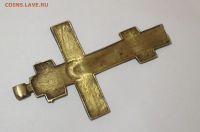 крест 16 см и нательная иконка(эмаль) - 54818398 (2)
