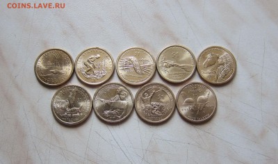 США НАБОР 1$ САКАГАВЕЯ (9шт., UNC) до 04.04. 15-00 мск - скгв_2