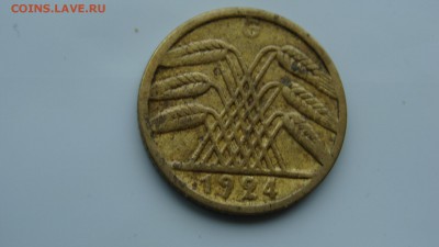 Германия 5 пфеннигов 1924г. с 1 руб. до 6.04.17г - DSC07230.JPG