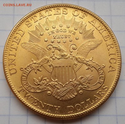 20$ долларов 1907г., золото. 33.40г - 20170402_084600