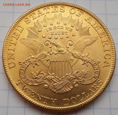 20$ долларов 1907г., золото. 33.40г - 20170402_084603