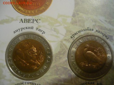 Набор «Красная Книга» серия 1991-1994г., 15шт - P1040299.JPG