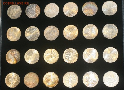 Набор серебра UNC олимпиада мюнхен 1972 (24 шт) - 3-3-3-3.JPG