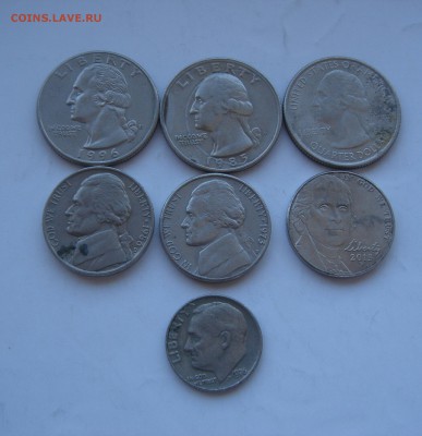 монети США,LIBERTY QUARTER DOLLAR,ONE DIME,ONE CENT..23 шт. - IMG_20170404_150930.JPG