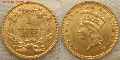 20$ долларов 1907г., золото. 33.40г - 1 dollar 1887.JPG