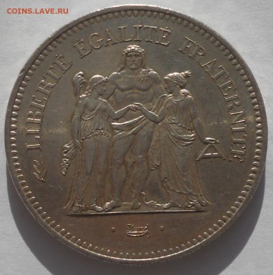 50 франков 1977 серебро, помощь в оценке - 50-francs-1977-2