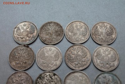 Царское серебро, не чищено. 12 шт. 20-ок до 11.04. - Изображение 776