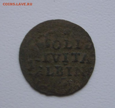 Шеляг (солид) Август III 1760 (61, 63)г реверс-реверс. - 1