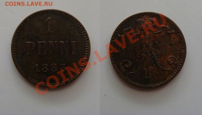 Русская Финляндия - 1 пенни 1883 до 11.02.2011 в 22.00 Мск - 1883