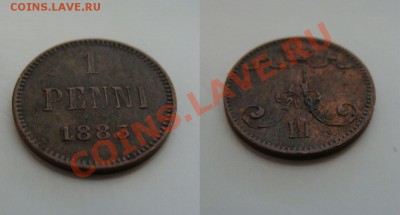 Русская Финляндия - 1 пенни 1883 до 11.02.2011 в 22.00 Мск - 1883-1