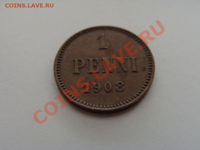 Русская Финляндия - 1 пенни 1908 до 11.02.2011 в 22.00 Мск - 1908-1