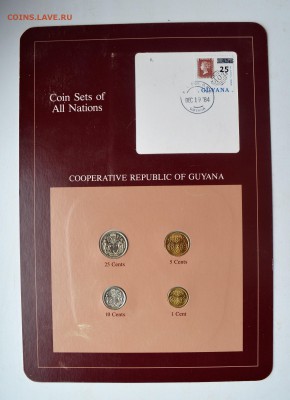 Набор CoinSetAllNation Гайана 4 монеты 1982-85  12.04 22-00 - DSC_0506.JPG