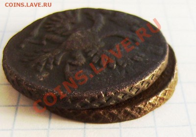 Денга 1730г. - 2 шт., разные, перечекан. - P1260020.JPG