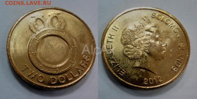 Соломоновы Острова 2 доллара 2012 KM# 239 до 14.04 - 51236298
