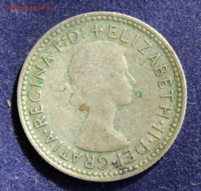 C 1 РУБ. АВСТРАЛИЯ 6 пенсов 1960г. ЛИЗАВЕТА до 16.04 в 22-00 - IMG_5551.JPG