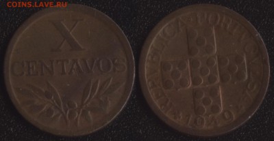 Португалия 10 сентаво 1949 до 22:00мск 14.04.17 - Португалия 10 сентаво 1949