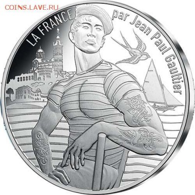 Монеты с Корабликами - France-2017-10-euro-Jean-Paul-Gaultier-07
