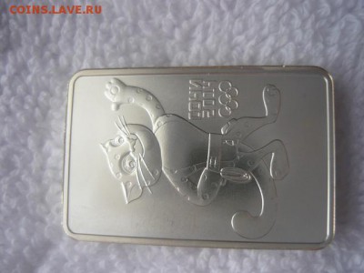 3 рубля 2011 года «Леопард» Серебро 925 пробы - P1040315.JPG