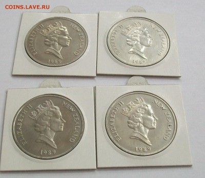 Новая Зеландия 1$ доллар 1989 Игры содружества 4шт. Шайба - 100_7331