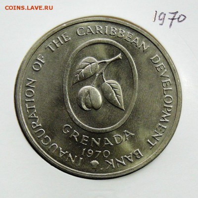 Гренада 4$ доллара 1970 ФАО Сахарный тростник Крона Шайба - s-l1600