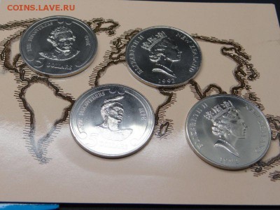 Крона Набор Новая Зеландия 5$ долларов 1992 Первооткрыватели - 4f42805843a7749d0074dca833d9b211f