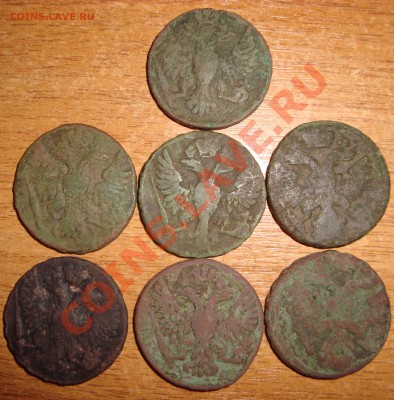 денга 1731 перечекан с копейки 1724 - DSC06611.JPG