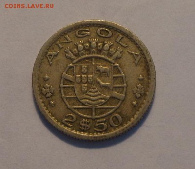 ПОРТУГ. АНГОЛА - 2,5 эск. 1956 до 18.04, 22.00 - Португ. Ангола 2.5 эск 1956