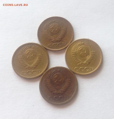 1 копейка 1961,1962,1965,1967г. до 18.04.17г. - 161-67-3