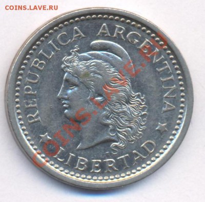 Аргентина 1 пессо.1958 г. До 10.02.11 г. 22-00 МСК. - 58 1