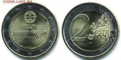 2 евро Португалия 2008 60 лет декларации прав человека - 4d78b0b0dd5cf